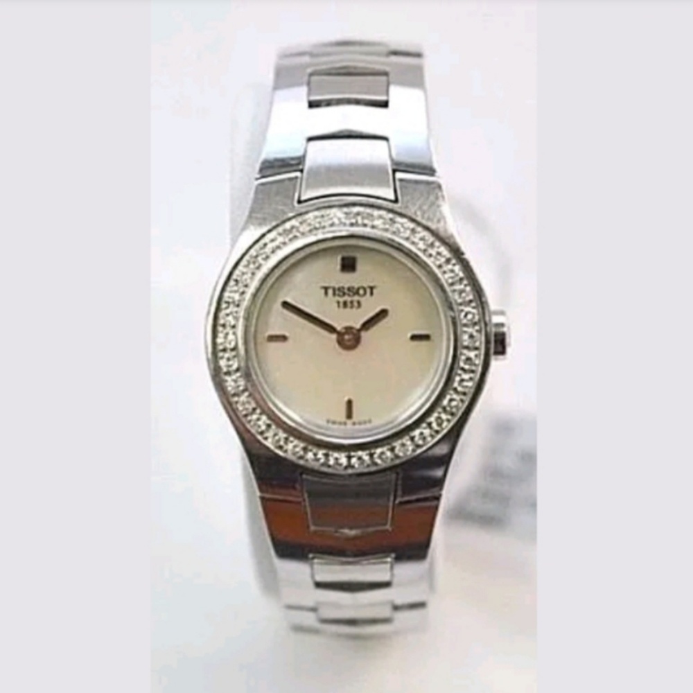 TISSOT ladies diamond bezel watch AUTHENTIC